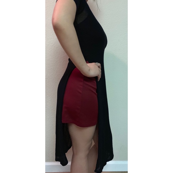 Forever 21 High-slit Long Shirt - Picture 2 of 4